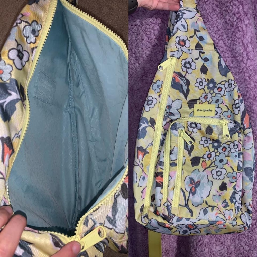 Reactive Sling backpack in sunny garden